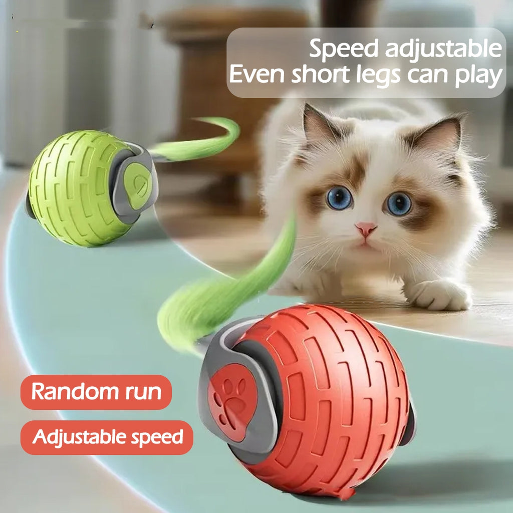 Smart Self-Rolling Interactive Pet Ball