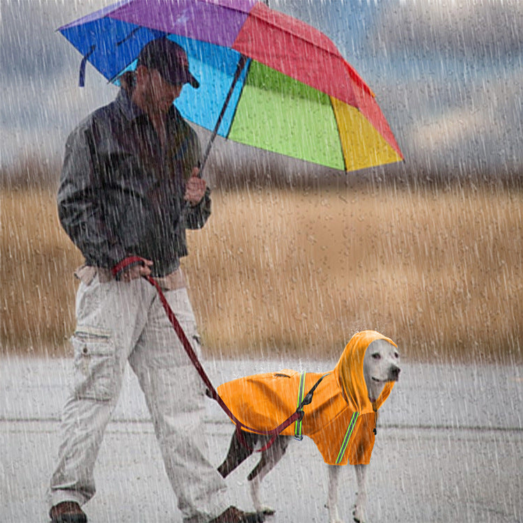 Reflective Waterproof Dog Raincoat