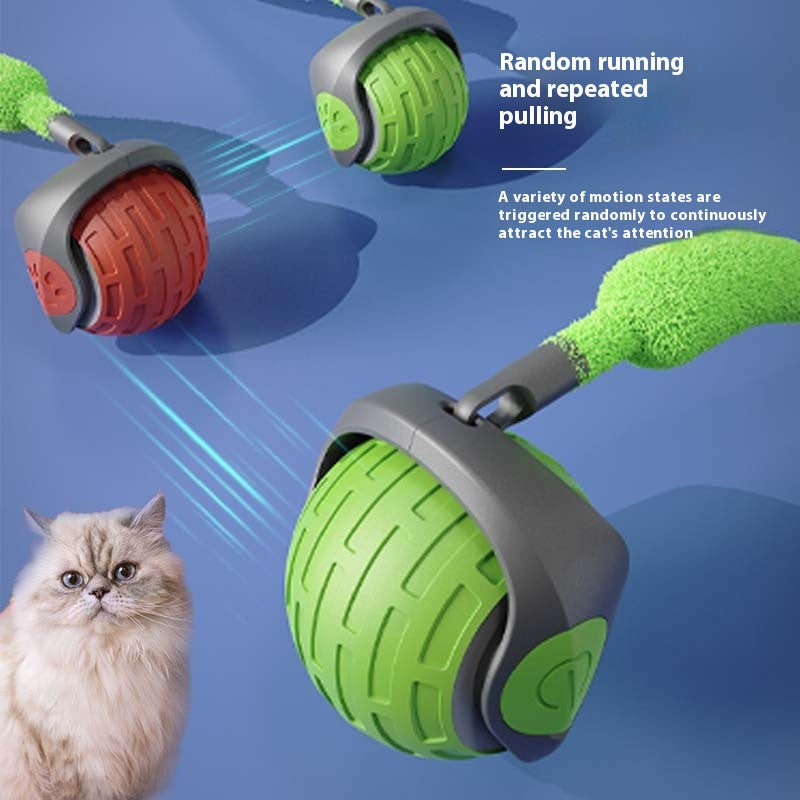 Smart Self-Rolling Interactive Pet Ball