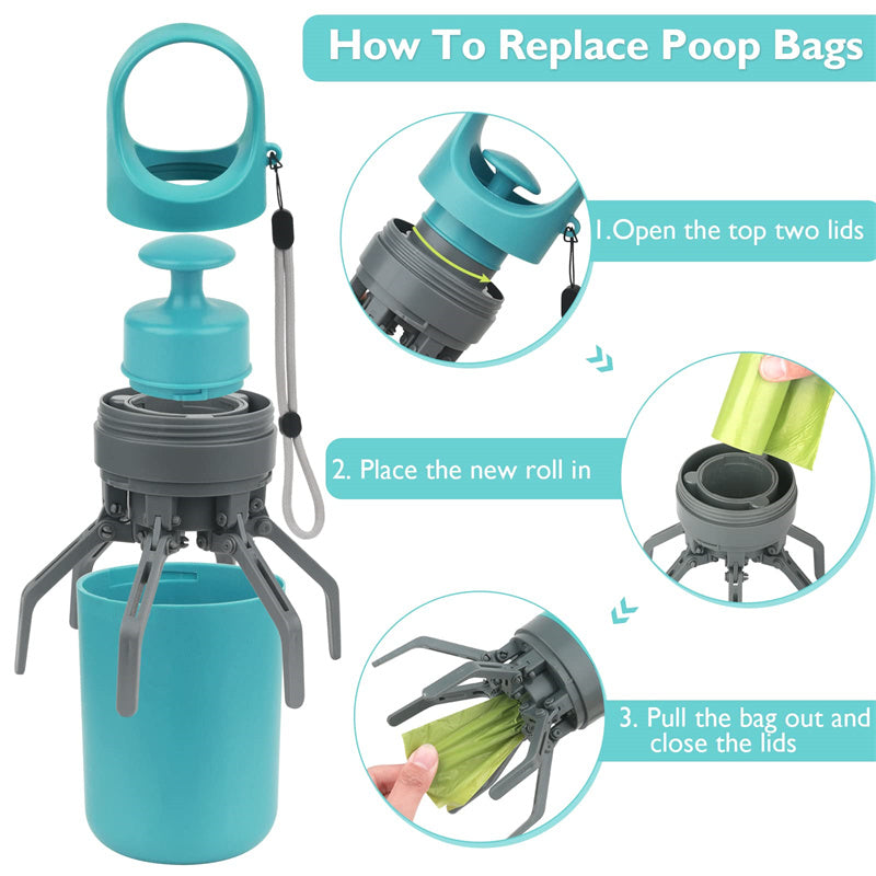 On-the-Go Poop Scooper & Dispenser