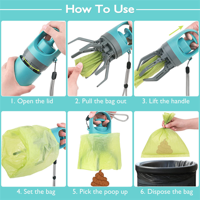 On-the-Go Poop Scooper & Dispenser